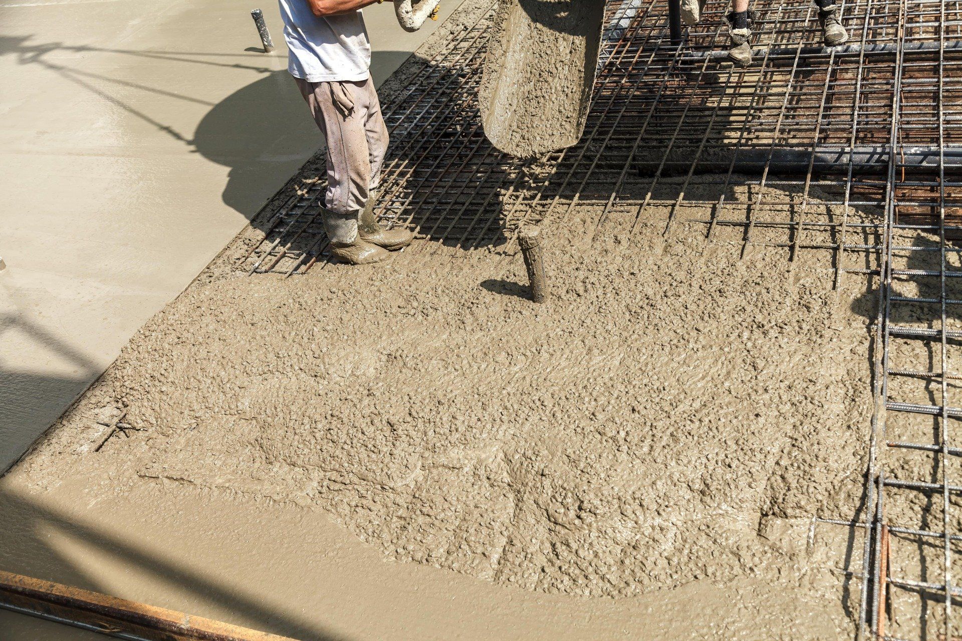 Industrial Concrete pouring performed by Concrete Cucamonga