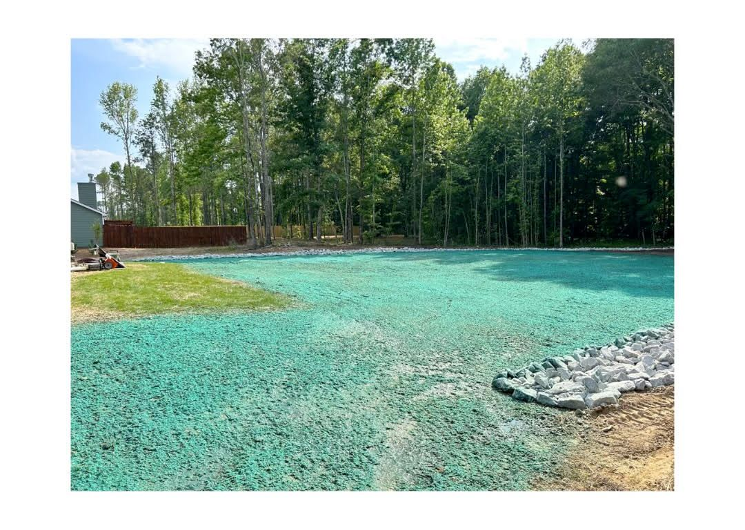Getting ready for hydroseeding