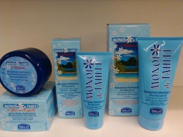 linea di prodotti biologici al Monoi de Thaiti