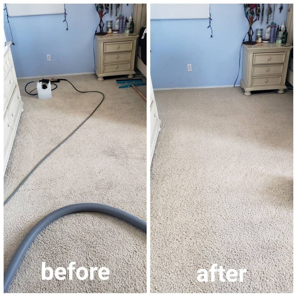 Photos — Before And After Cleaned Carpet in Santa Clarita, CA