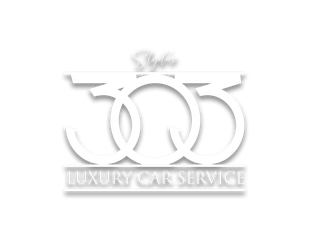 303 Luxury Car Service Logo