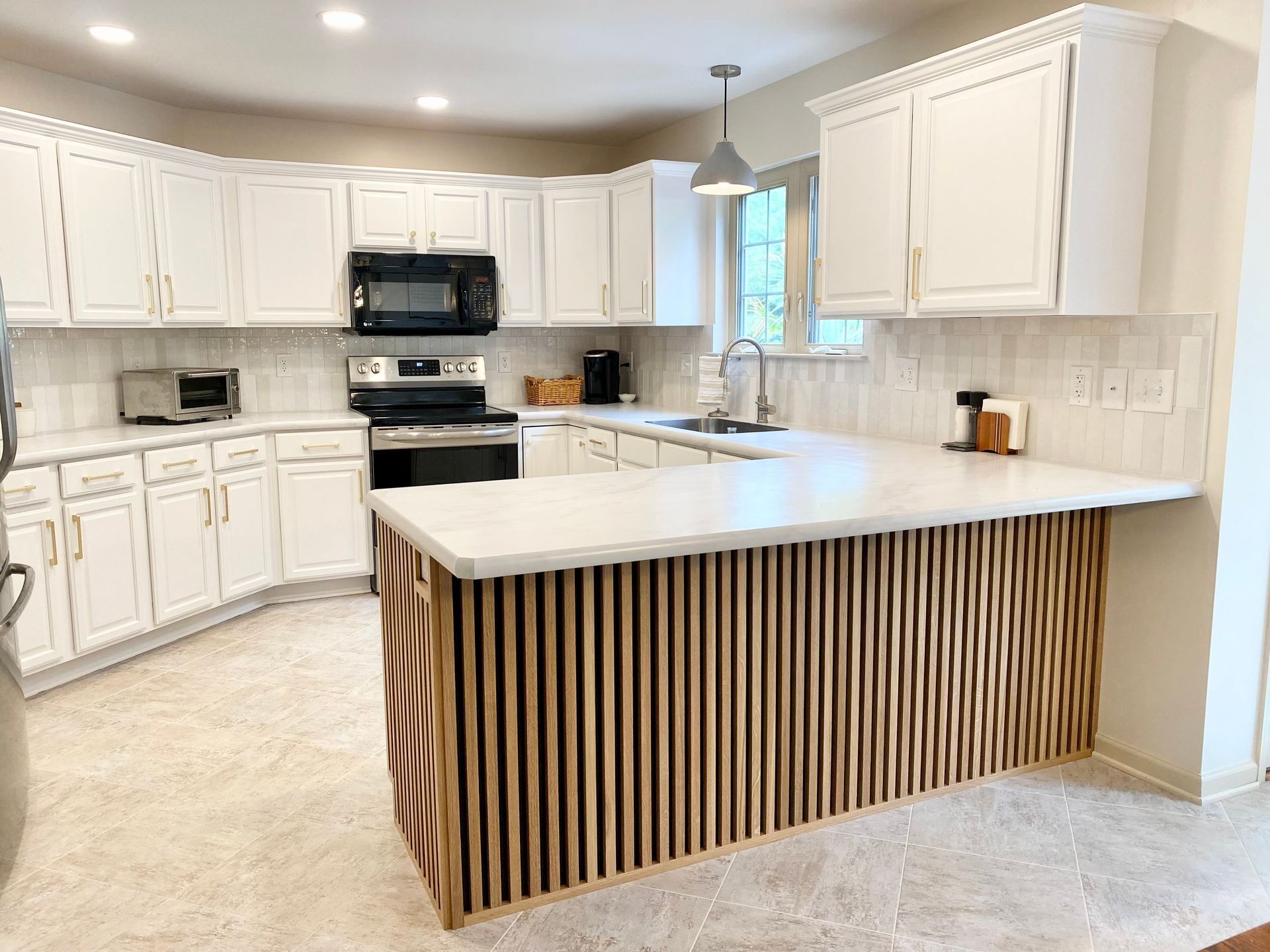 Custom kitchen island design by christy martin interiors Lancaster PA