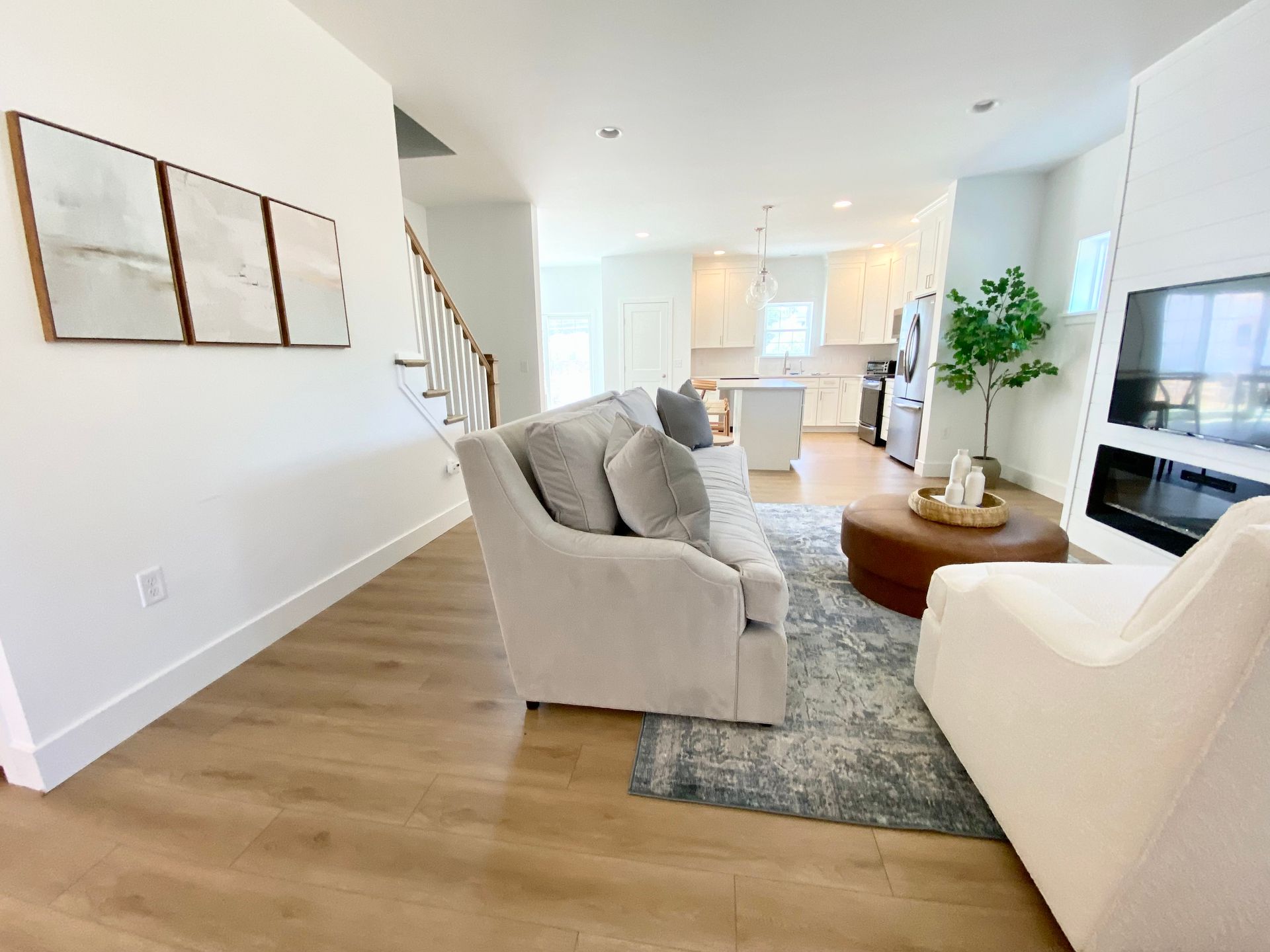 Boho living room design by Christy Martin