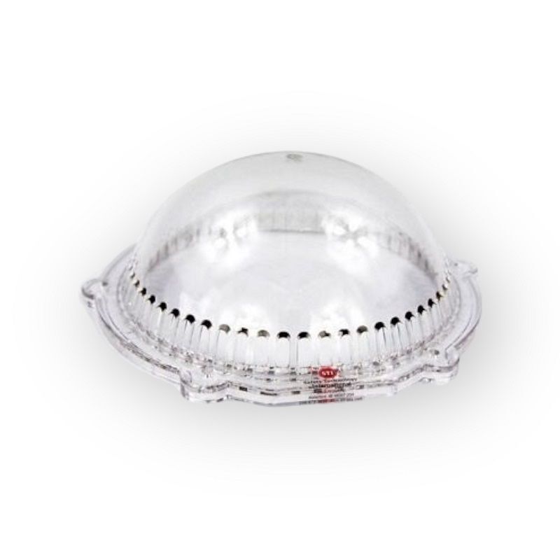 STI-9116 ronde thermostaat beschermer, inbouwmontage met standaard bevestigingsmaterialen