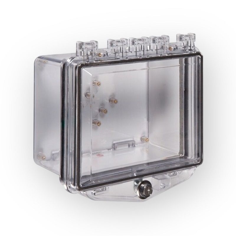 STI-7511A polycarbonaat kast met duimvergrendelingslot