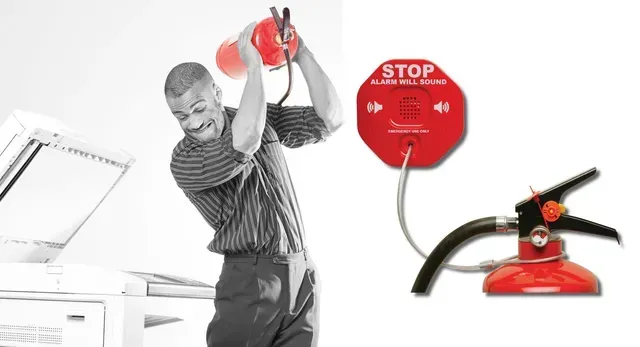 Anti-diefstal voor brandblussers banner