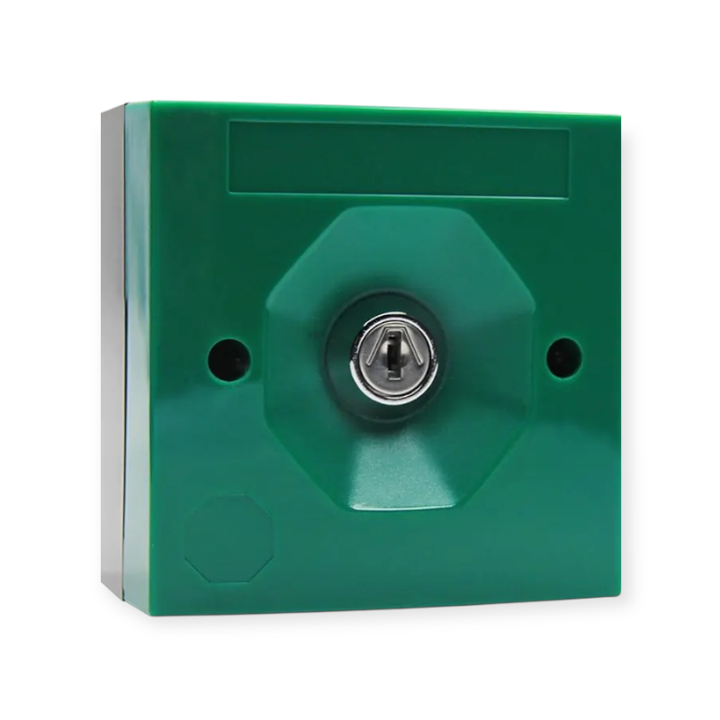 Dubbelpolige 2 standen groene sleutelschakelaar SS3-3042