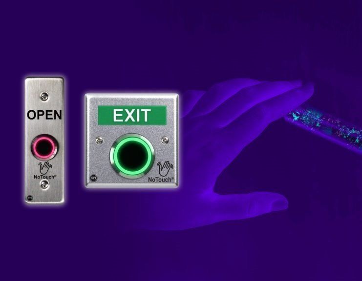 NIEUW: NoTouch contactloze schakelaars en drukknoppen