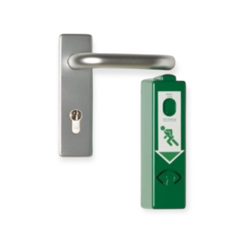 Nooduitgang deur alarmbewaking met draadloze doormelding