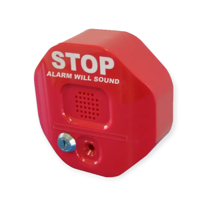 STI 6200-KS-CHR Evacuatiestoel stopper met sleutel schakelaar