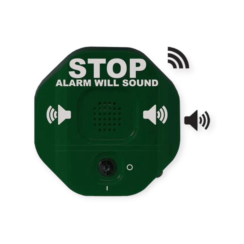 STI 6400WIR-G draadloos nooduitgang Stopper