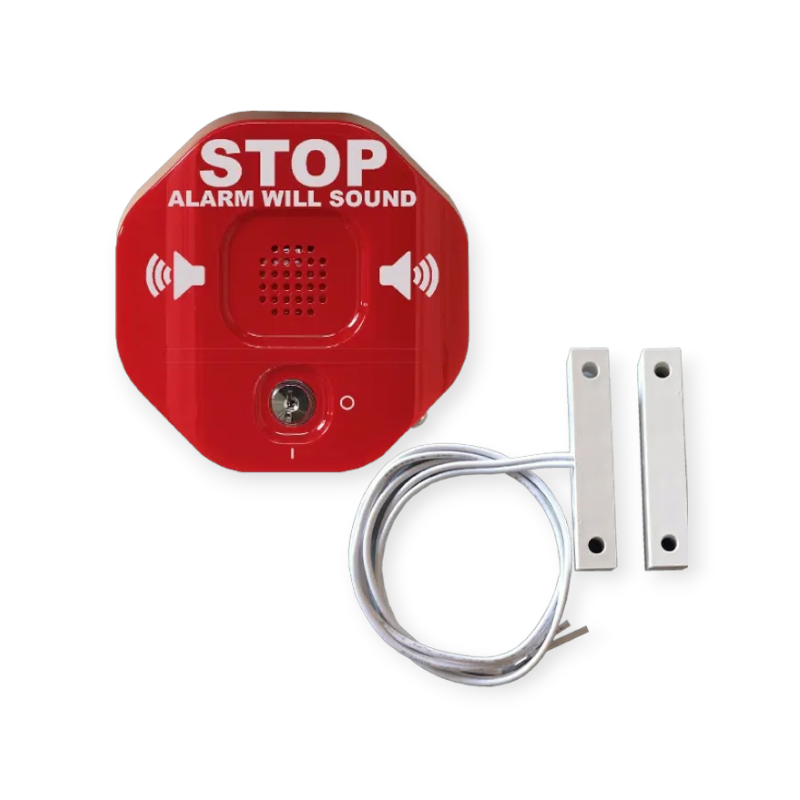 STI 6402-G Exit Stopper deuralarm voor dubbele deuren
