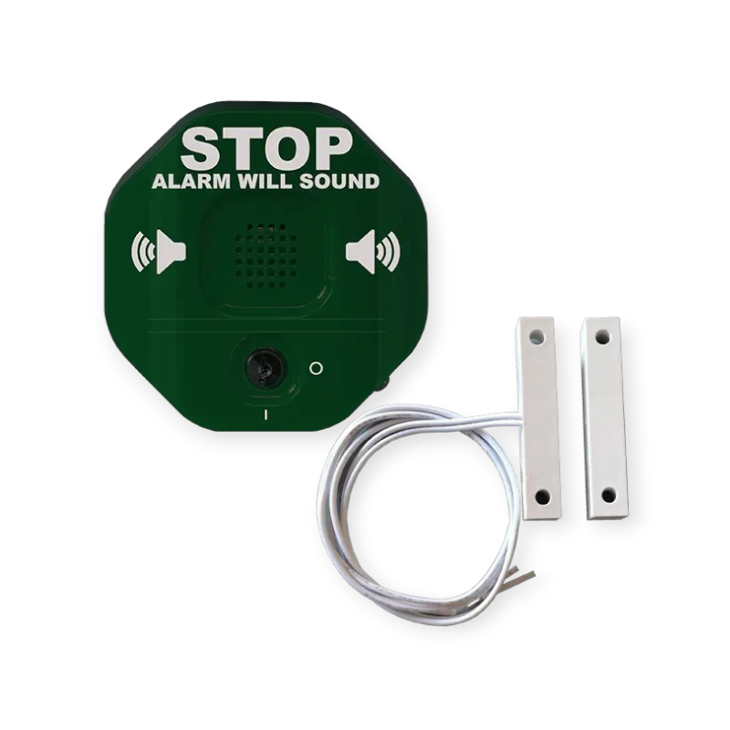 STI 6402-G Exit Stopper deuralarm voor dubbele deuren