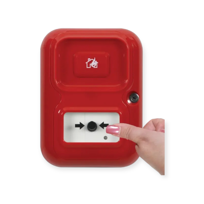 STI AP-3-RB stand-alone alarmsysteem handmelder met baken