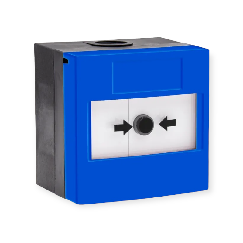 STI RP-BS2-02 blauwe handmelder opbouw - inbouw