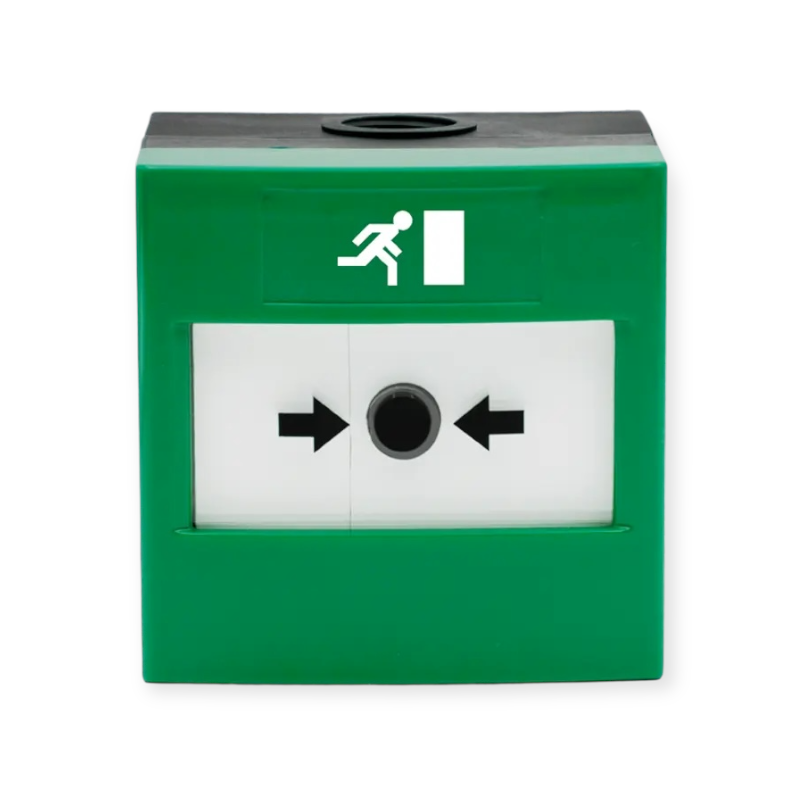 STI RP-GD2-02 groene handmelder opbouw - inbouw bij nood