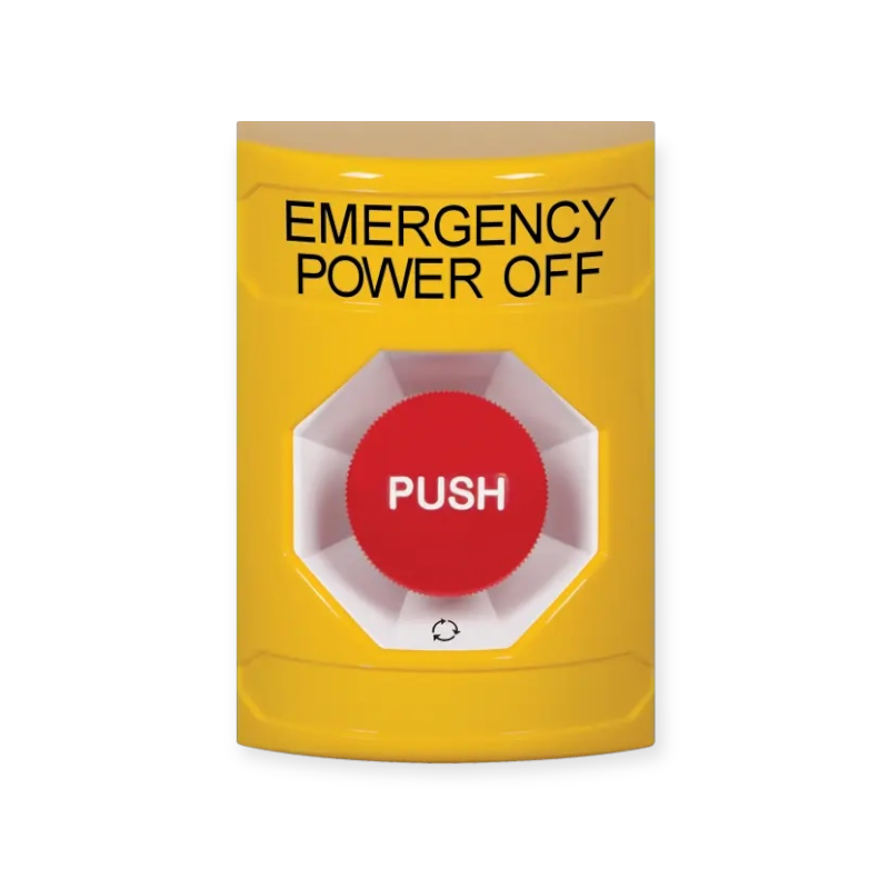 STI SS2205PO-EN drukknop EMERGENCY POWER OFF resetknop