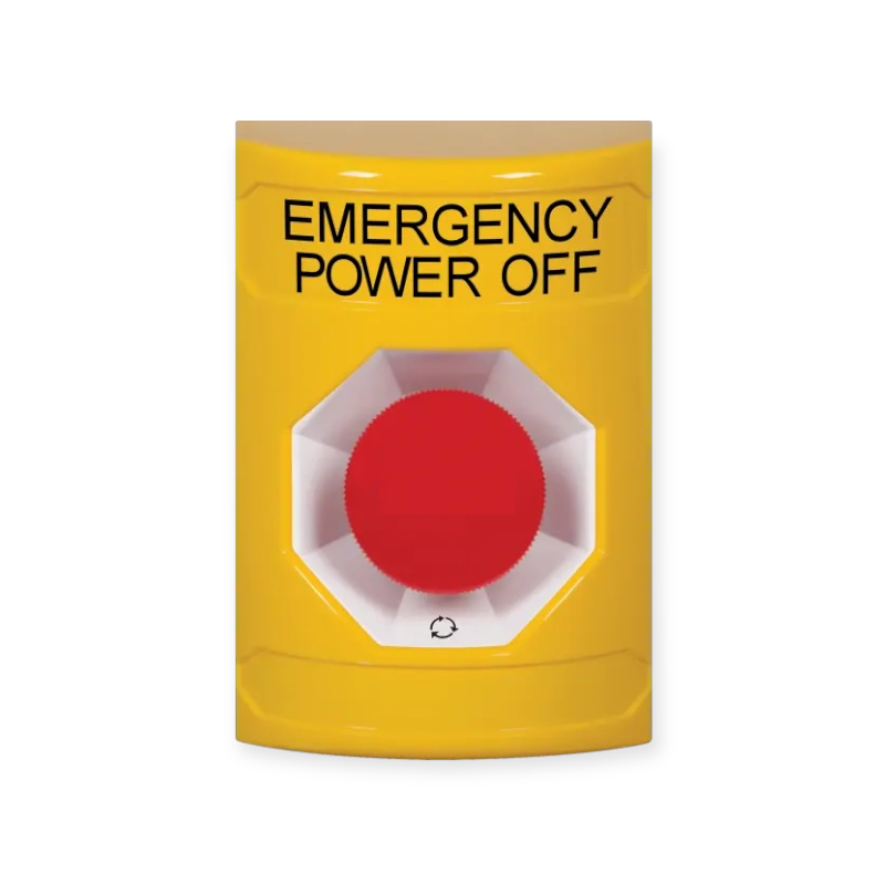 STI SS2205PO-EN drukknop EMERGENCY POWER OFF resetknop