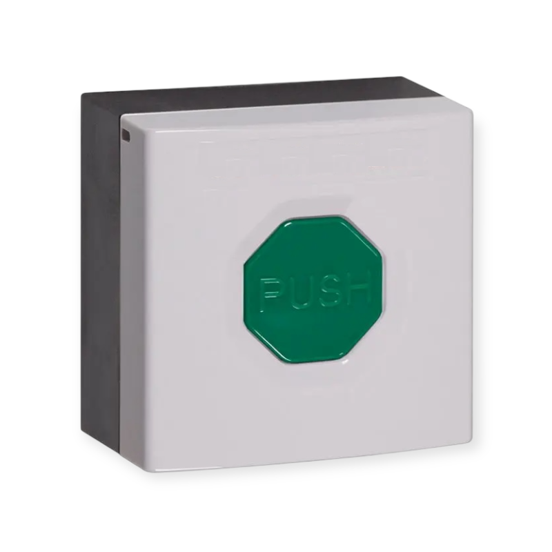 STI pneumatische pulsdrukker, wit met groene knop SS3-7G60