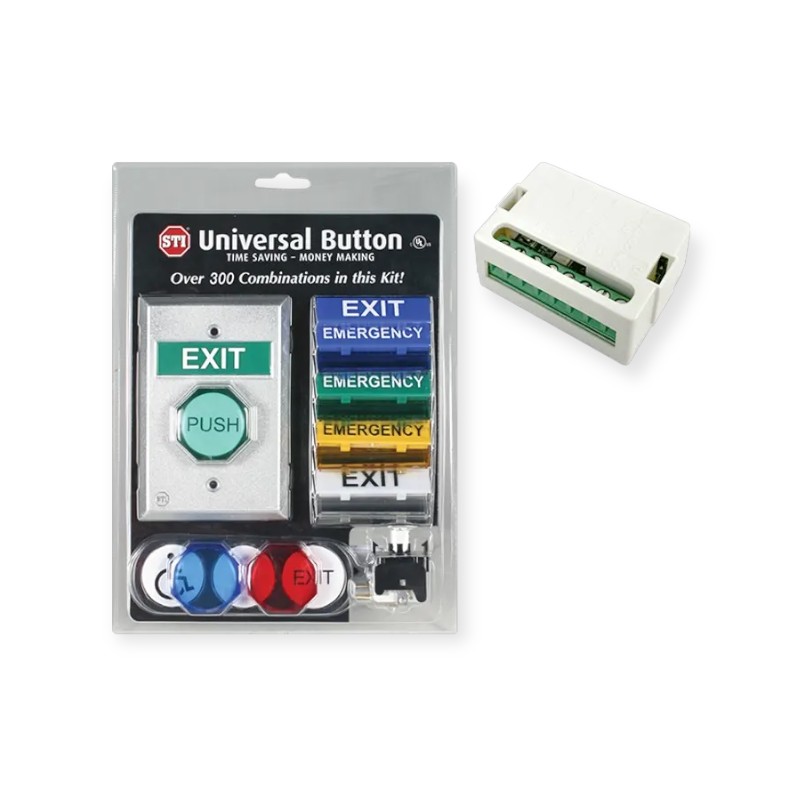 STI UB-1-LTUL universele drukknop met vergrendelingstimer