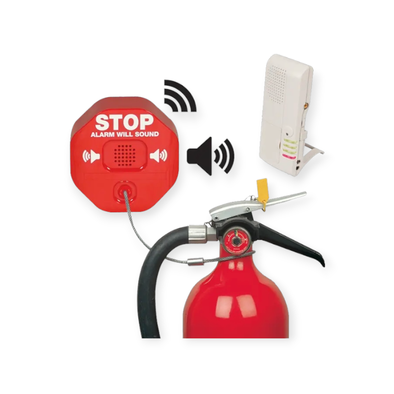 STI V6200WIR4 draadloze brandblusser diefstalstopper met spraakontvanger