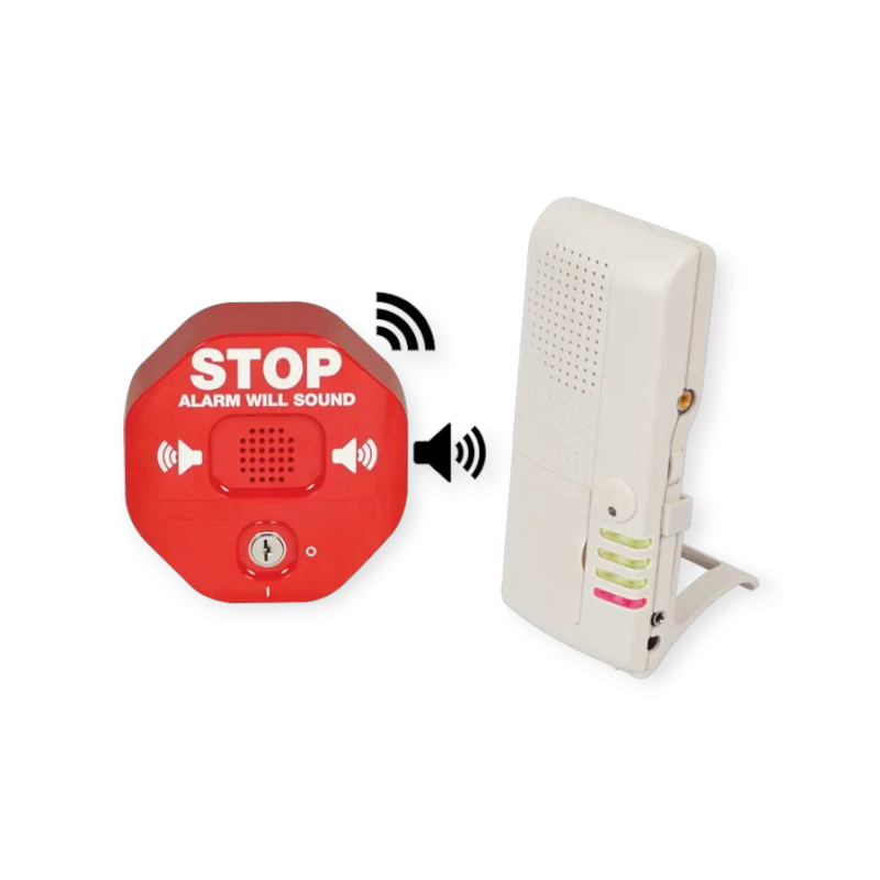 STI V6400WIR4 draadloos exit Stopper met 4-kanaals spraakontvanger