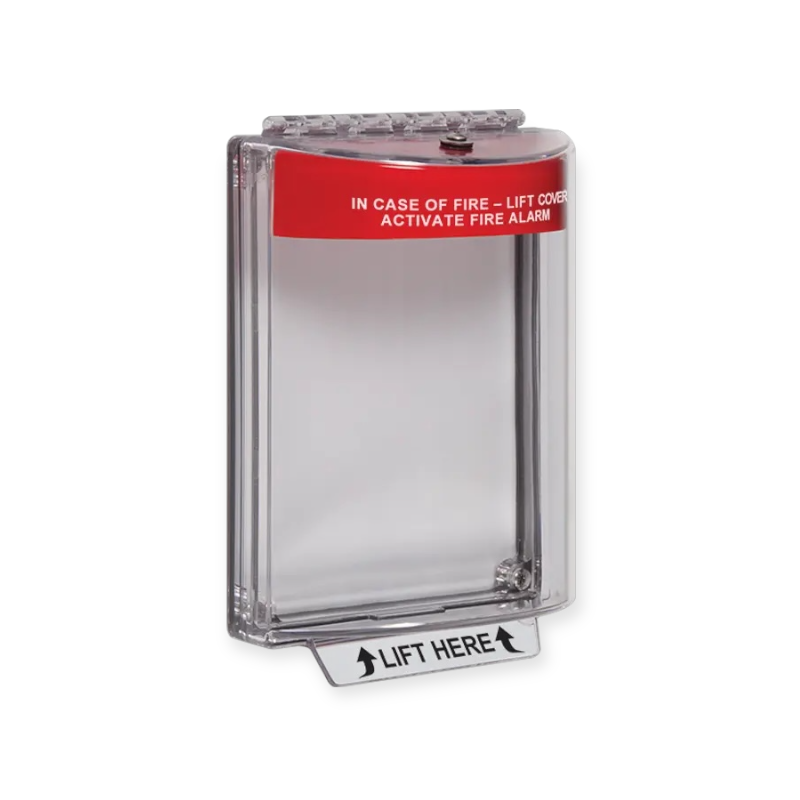 STI-13010FR universele handmelder Stopper, inbouw, rood