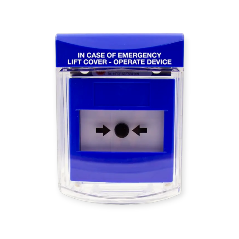 STI-6930-B mini stopper inbouw blauw