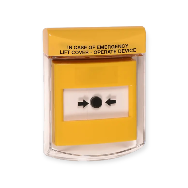 STI-6930-Y mini stopper inbouw geel