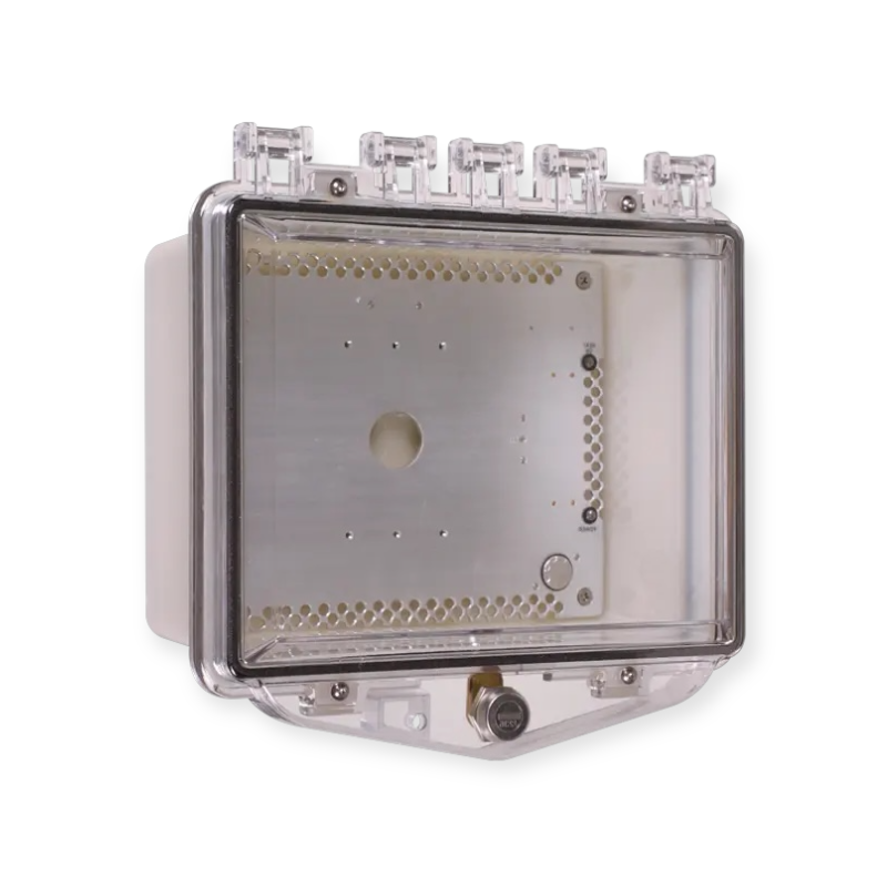 STI-7510A-HTR polycarbonaat verwarmde kast met sleutelslot