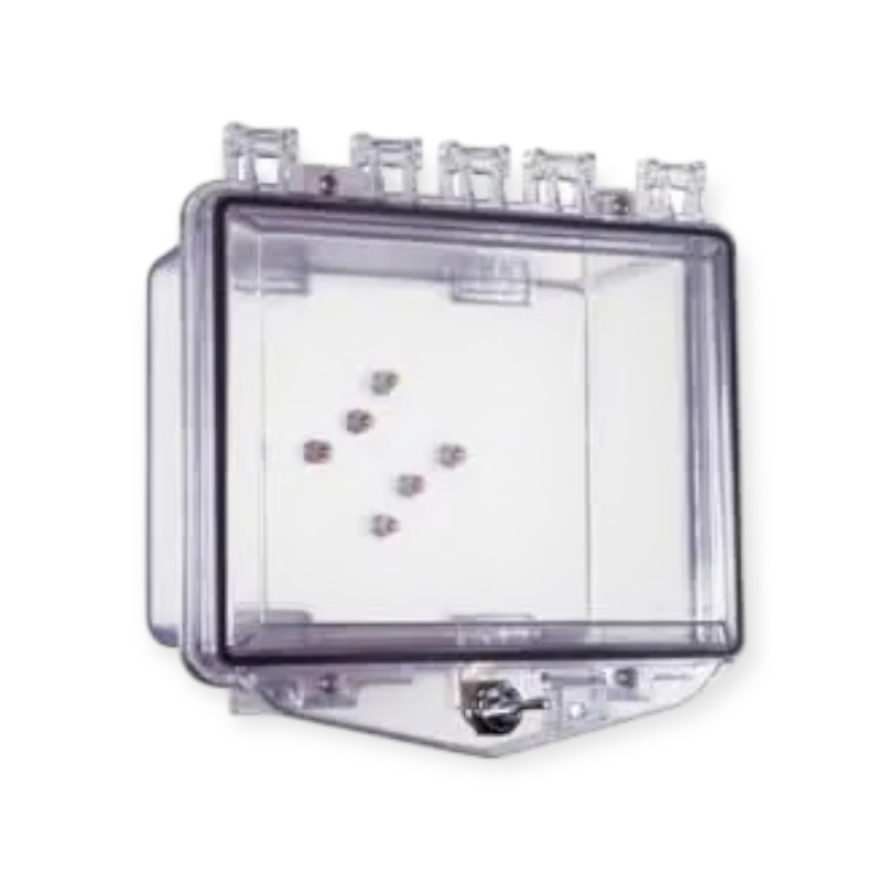 STI-7511A polycarbonaat kast met duimvergrendelingslot