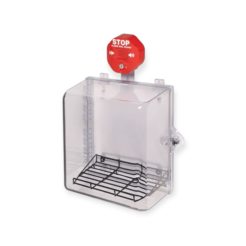 STI-7533MED AED beschermkast met montageplaat en alarm