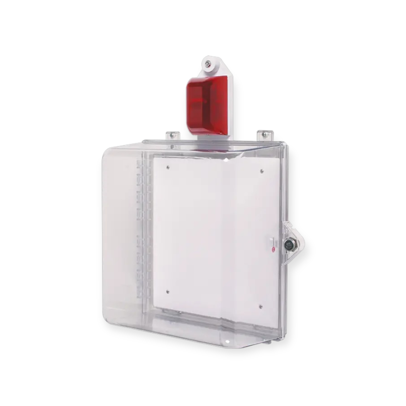 STI-7534 beschermende kast met sirene, flitseralarm en toetsenvergrendeling