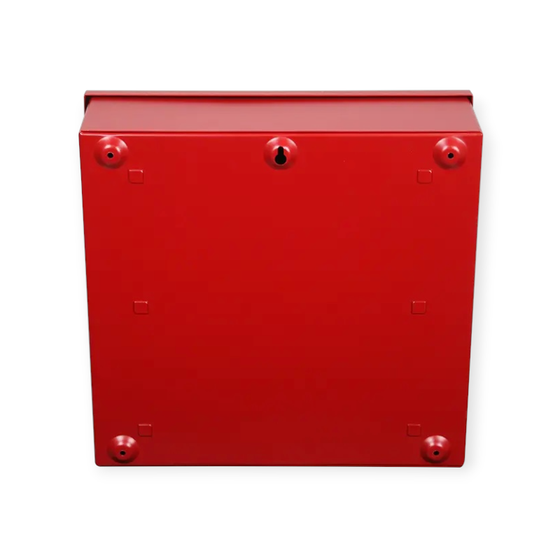 STI-EM1212DOC rode metalen documenten kast met duimvergrendeling