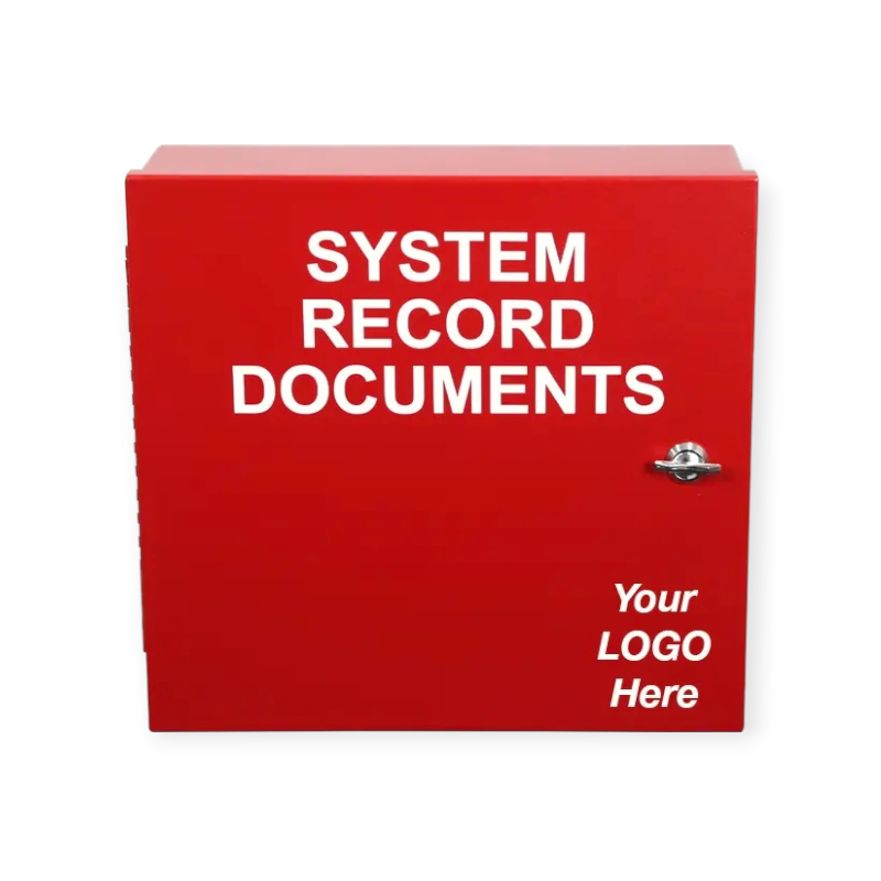 STI-EM1212DOC rode metalen documenten kast met duimvergrendeling