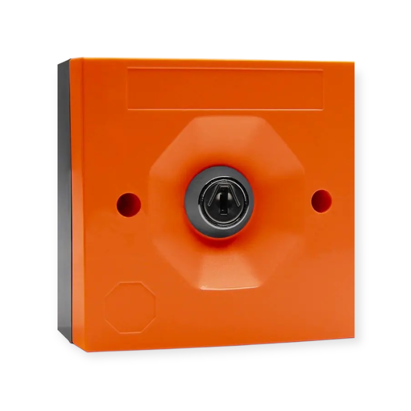 Dubbelpolige 2 standen oranje sleutelschakelaar SS3-E020