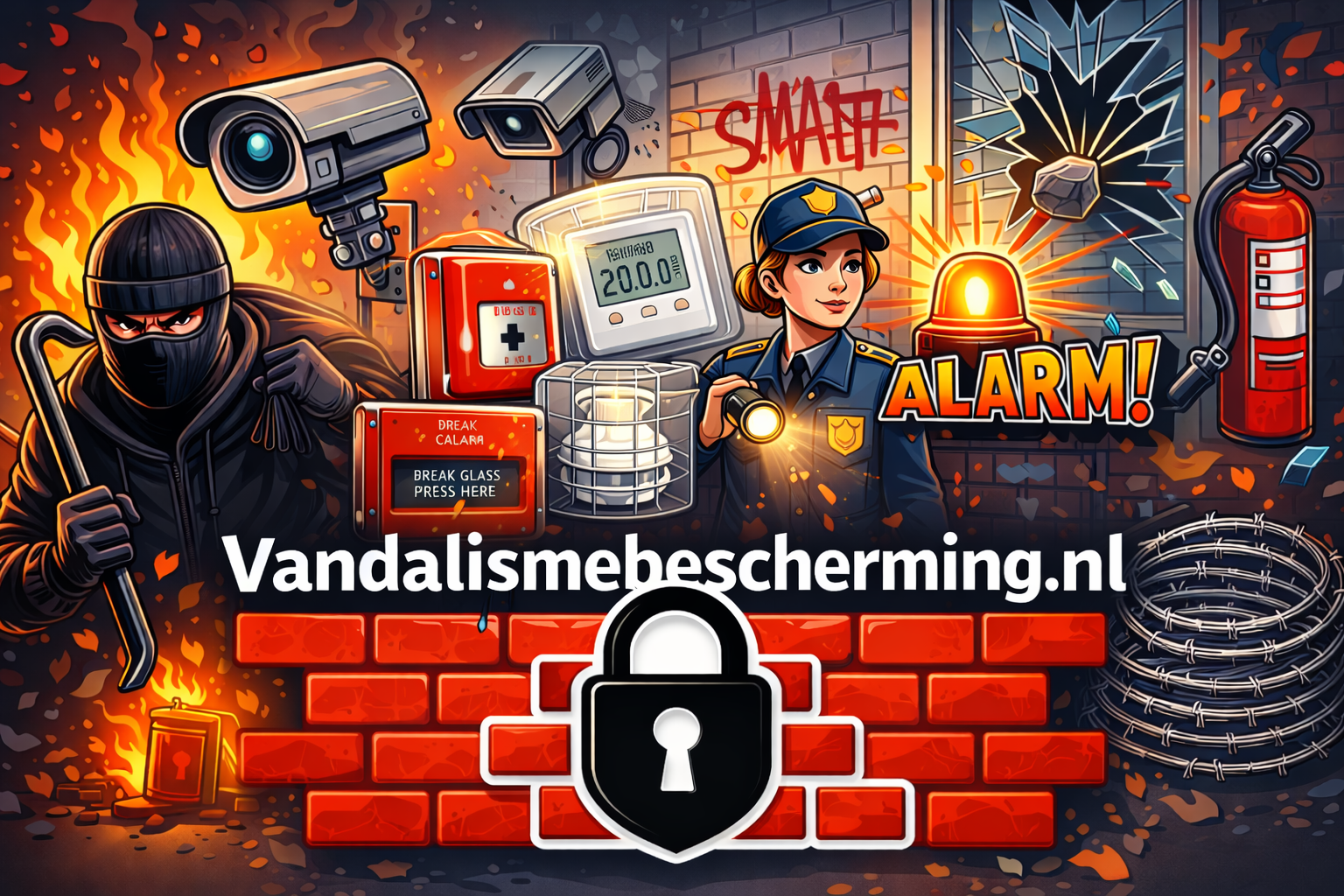 Vandalismebescherming voorkom schade voordat het gebeurt