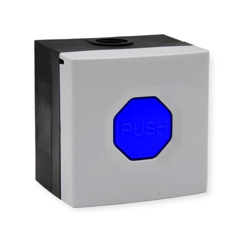 Waterdichte drukknop WSS3-7B04 met vergrendelingssleutel om te resetten