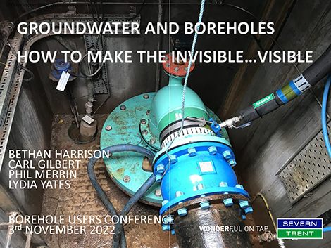 Workshop 1 - Groundwater & Boreholes: How to make the Invisible, Visible