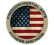 A logo for freedom martial arts fitness and more