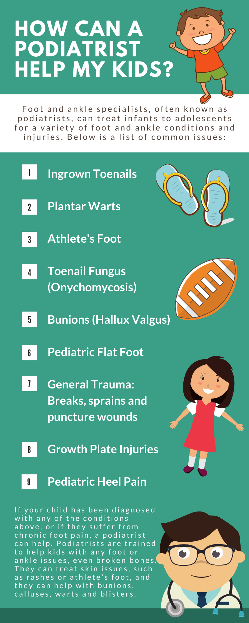 Pediatric Podiatry in Alabama - How can a podiatrist help my kids?