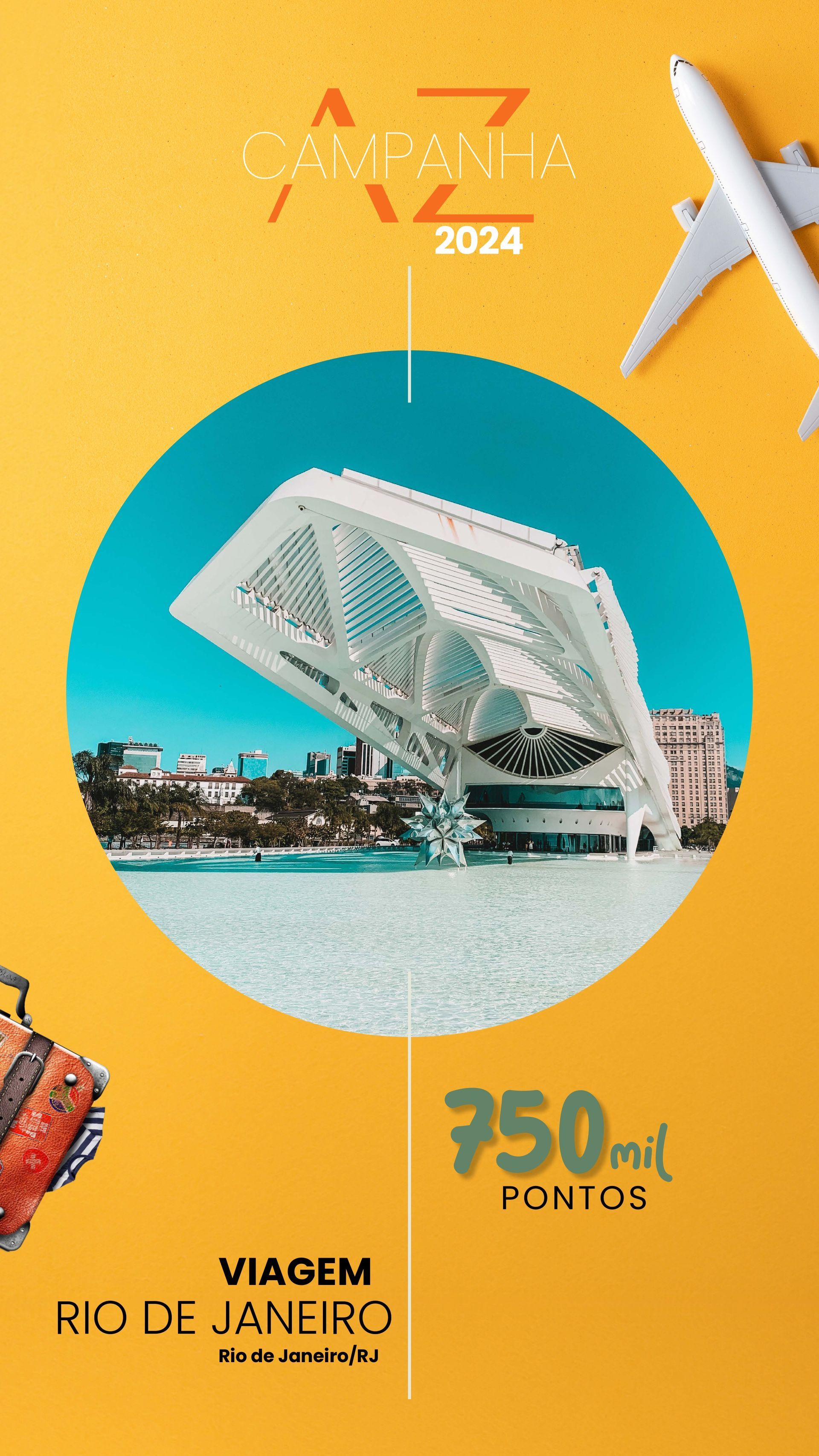 Um fundo amarelo com a imagem de um prédio e um avião