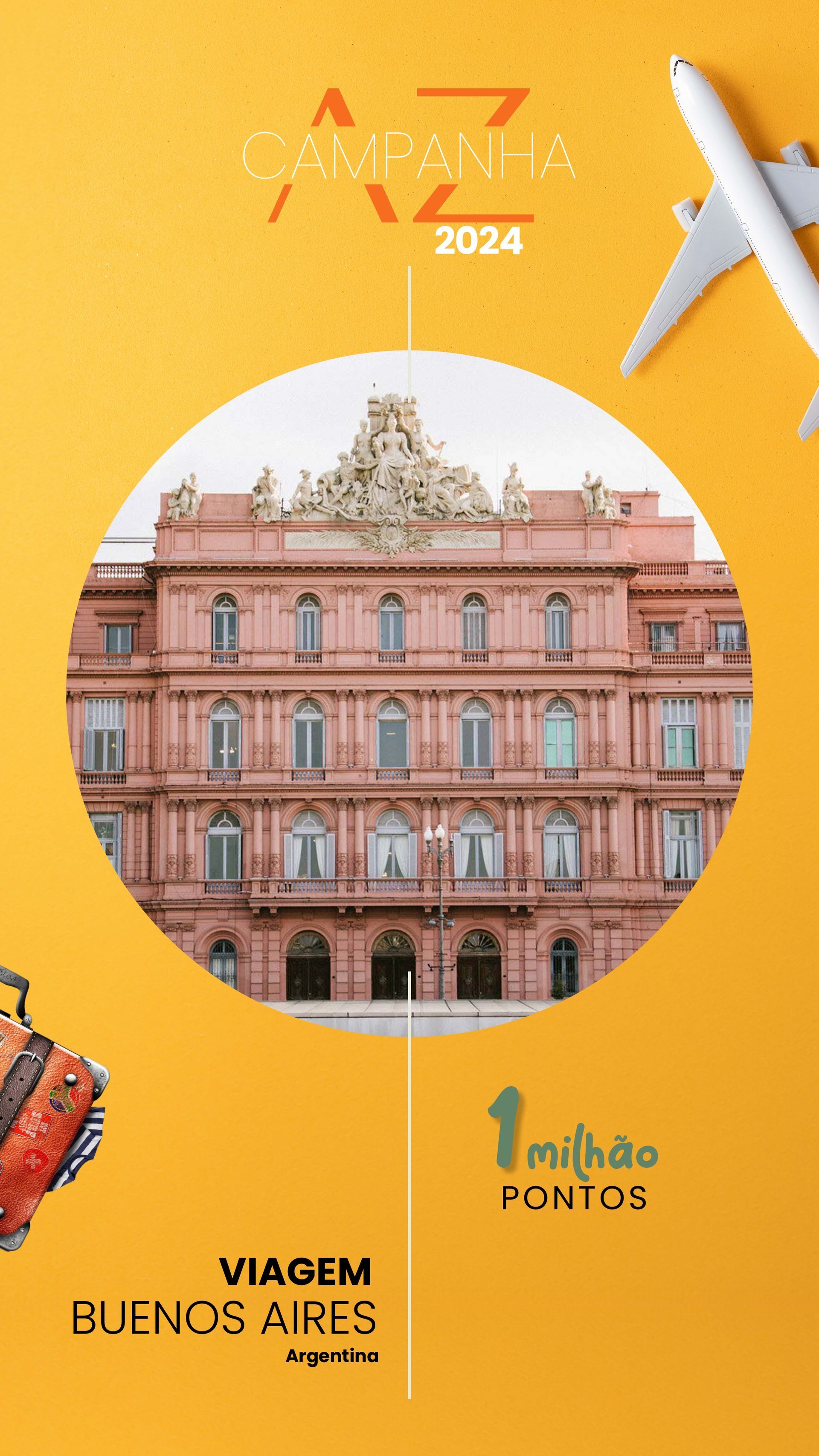 Um cartaz de viagem buenos aires mostra um grande edifício e um avião
