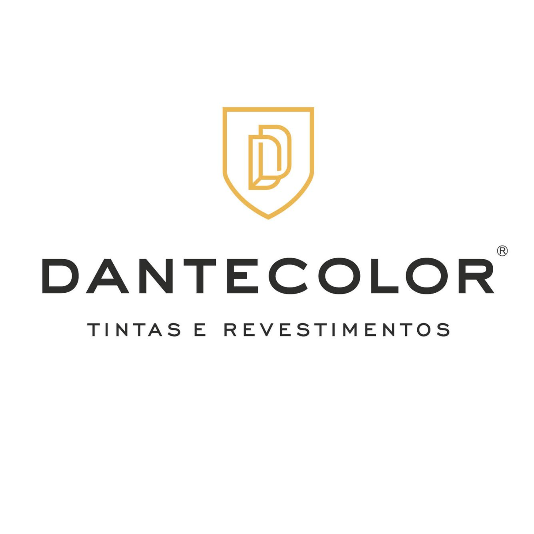 É um logotipo para uma empresa chamada dantecolor.