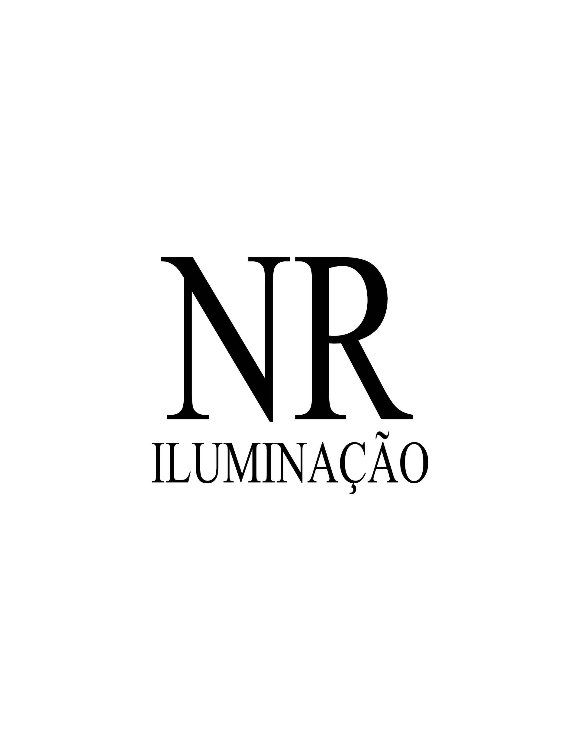 É um logotipo para uma empresa chamada nr iluminacao.