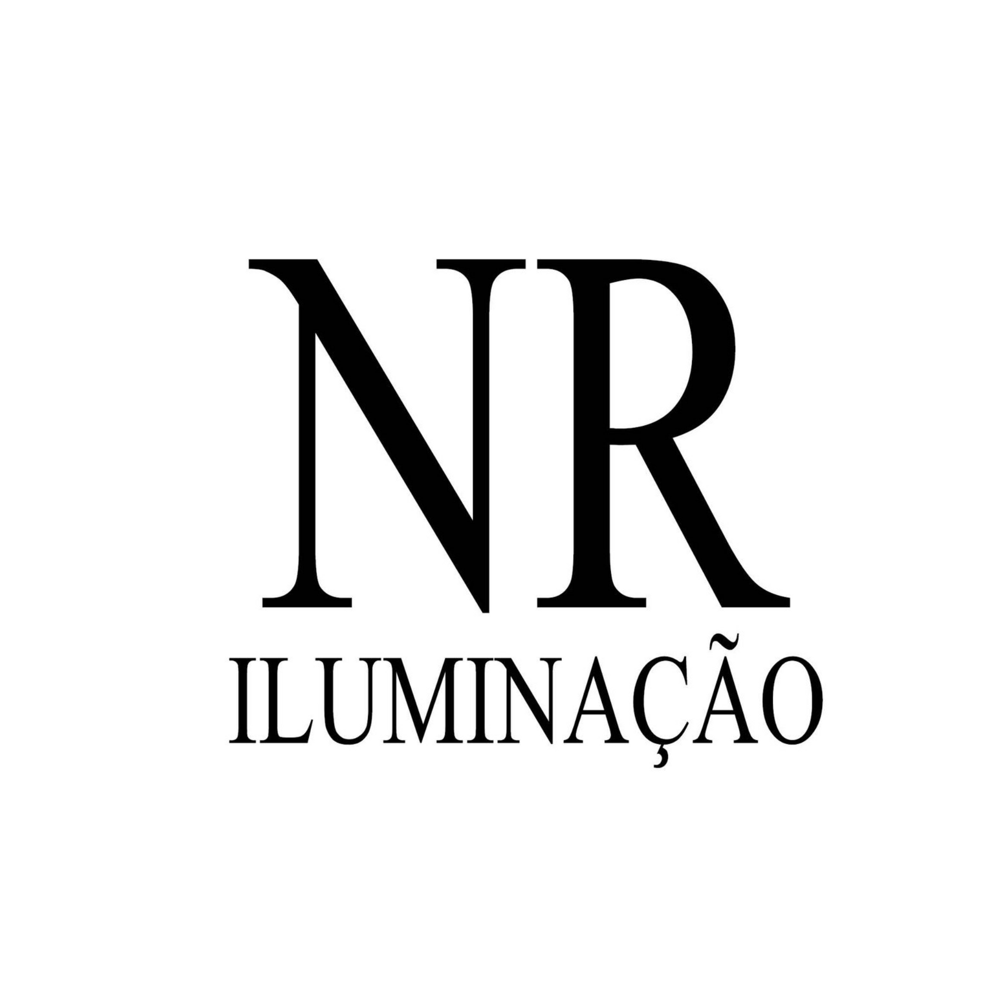 É um logotipo para uma empresa chamada nr iluminacao.