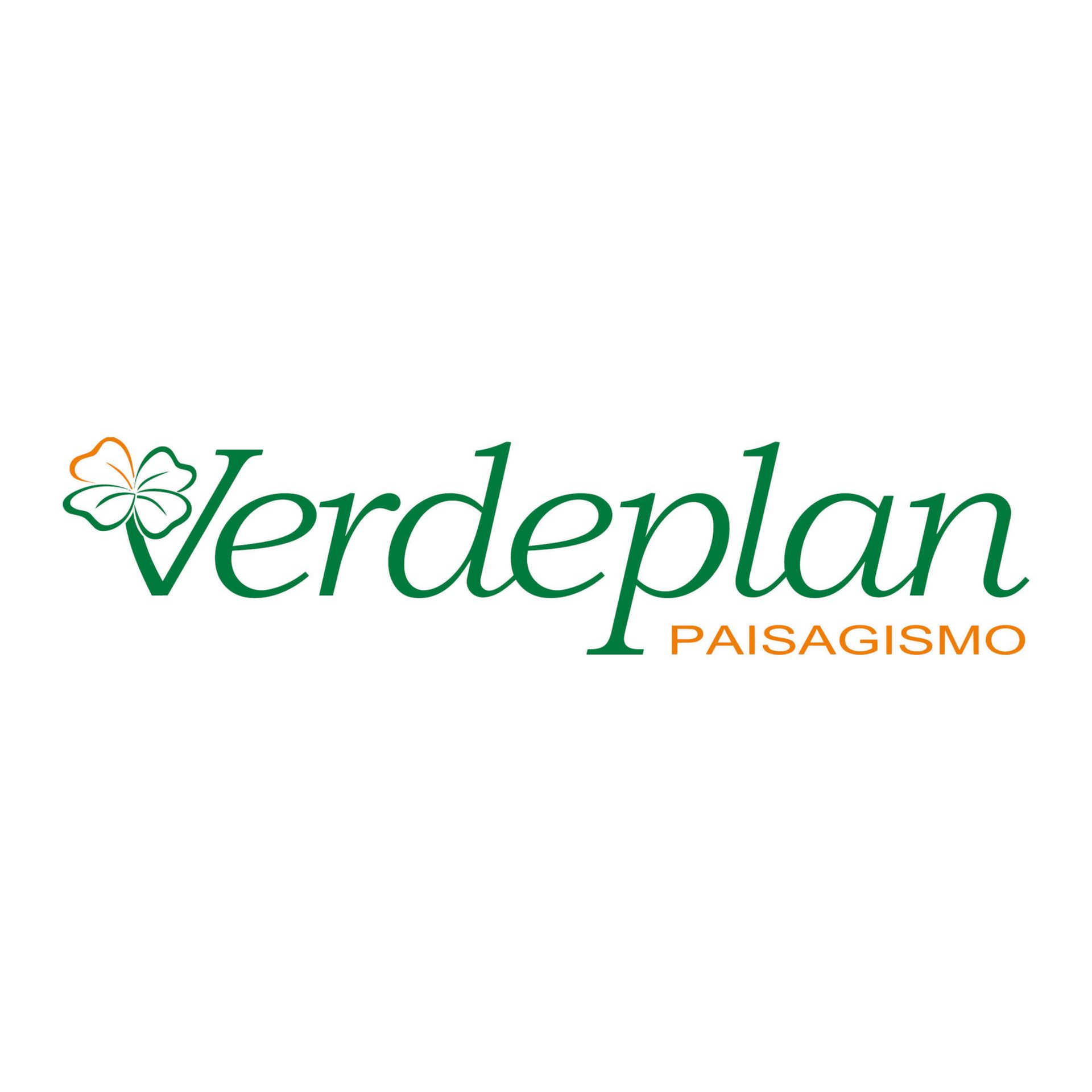 It is a logo for a company called verdeplan paisagismo.