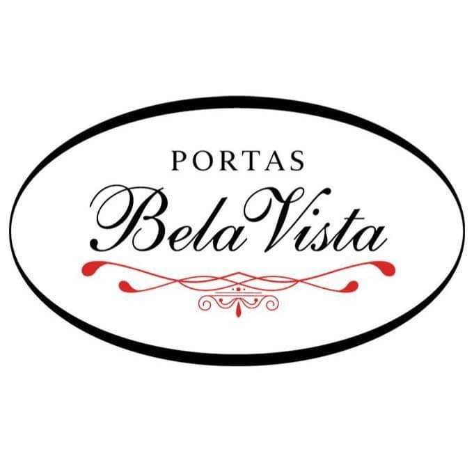A logo for a company called portas bela vista