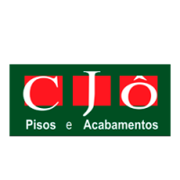Um logotipo verde e vermelho para uma empresa chamada cjo