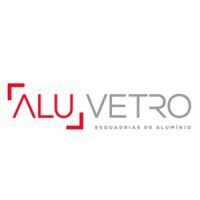 É um logotipo para uma empresa chamada alu vetro.